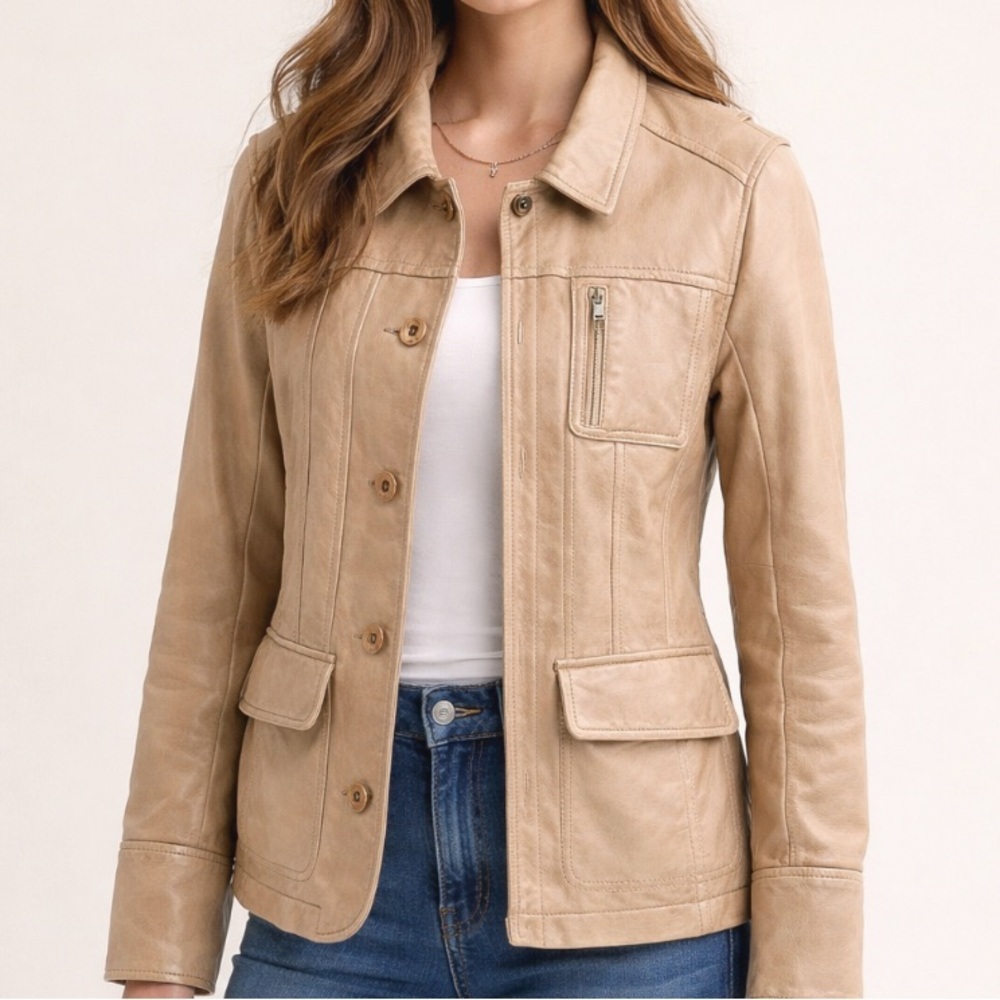 Women UGG leather jacket
